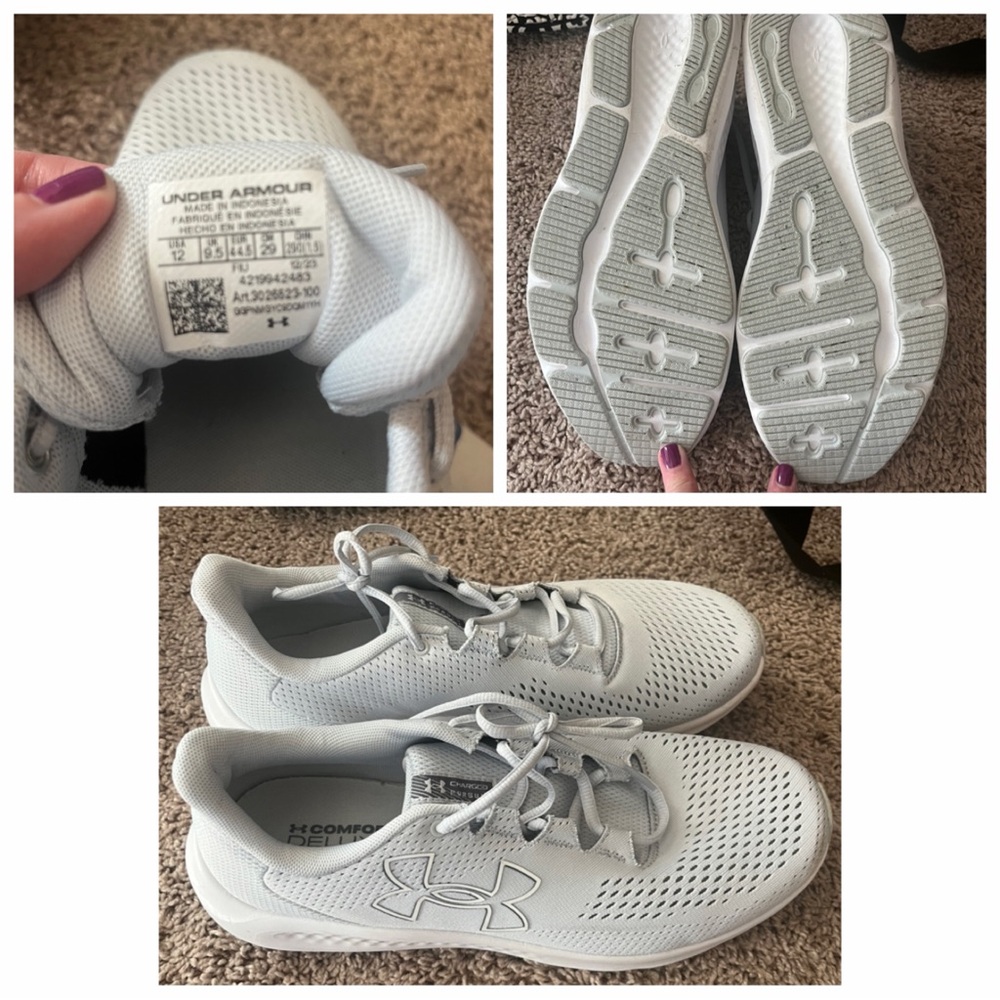 Under Armour Gray Running Sneakers